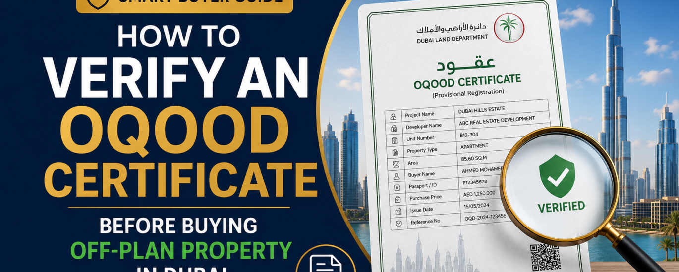 verify Oqood certificate Dubai