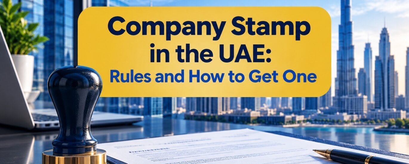 Company stamp in the UAE